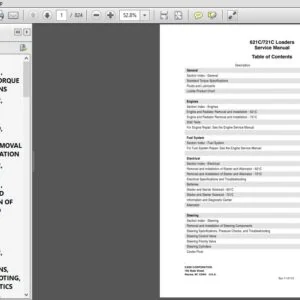 Case 621C/721C Loaders Service Repair Manual Case 621C/721C - PDF Download
