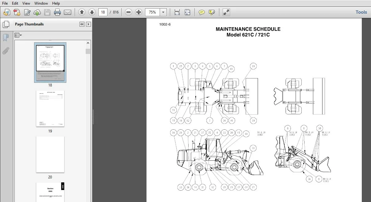 Case 621C/721C Wheel Loader Service Manual 7-12073R0 PDF Download - Image 4