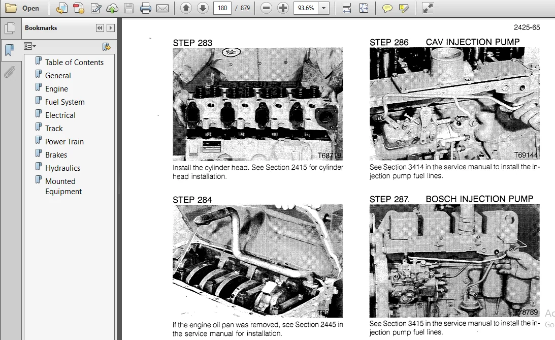 Case 650 Crawler Service Repair Manual (8-11261) Case 650 - PDF Download - Image 3
