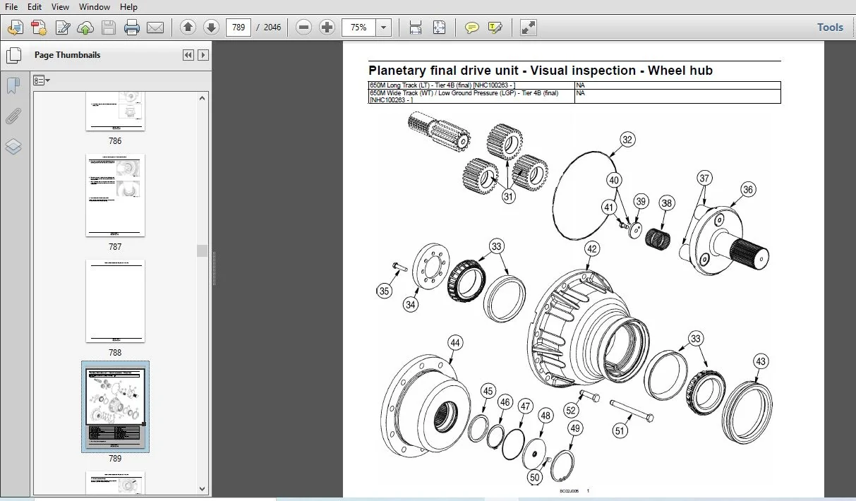 Case 650M Tier 4B (final) Crawler Dozer Service Repair Manual (48153338) Case 650M Tier 4B - PDF Download - Image 4