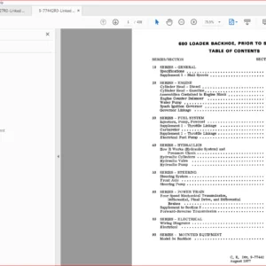 Case 680 Backhoe Loader Service Manual SN 9101501 (9-77442R0) Case 680 Backhoe Loader - PDF Download