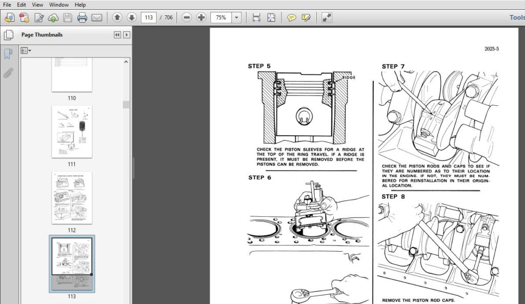 Case 680CK Series E Loader Backhoe Service Manual 9-73498 - PDF ...