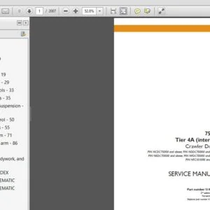 Case 750M Tier 4A (interim) Crawler Dozer Service Repair Manual (51418565) Case 750M Tier 4A - PDF Download