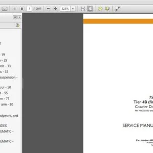 Case 750M Tier 4B (final) Crawler Dozer Service Manual (48080038) Case 750M - PDF Download