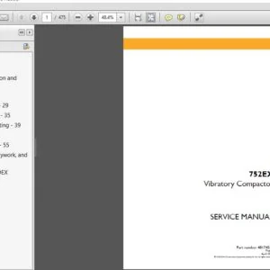 Case 752EX Vibratory Compactor Service Repair Manual (48174560) Case 752EX Vibratory - PDF DOWNLOAD
