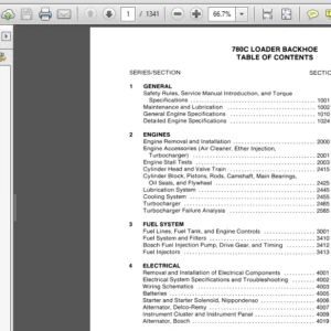 Case 780C Loader Backhoe Service Manual - PDF DOWNLOAD