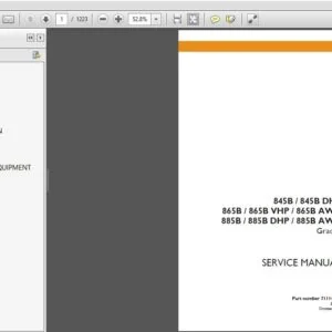 Case 845B  845B DHP 865B  865B VHP  865B AWD 885B  885B DHP  885B AWD Grader Service Repair Manual (71114392) - PDF Download
