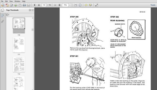 Case 880C Excavator Service Repair Manual (9-69762) Case 880C - PDF ...