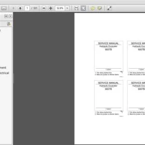 Case 9007B Hydraulic Excavator Service Repair Manual (7-22241) Case 9007B - PDF Download
