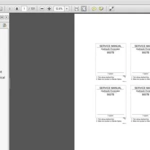 Case 9007B Hydraulic Excavator Service Repair Manual (7-22241R0) Case 9007B - PDF Download