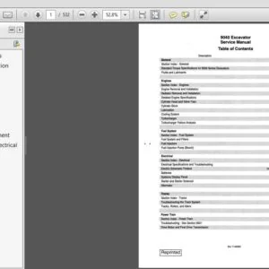 Case 9040 Excavator Service Repair Manual Case 9040 - PDF Download