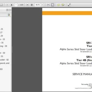 Case Alpha Series Skid Steer Loader DR130 Tier 3 DR160 Tier 4B Service Manual 47711585 - PDF DOWNLOAD