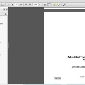 Case Articulated Truck 325 Service Manual 9-35401R0 - PDF DOWNLOAD