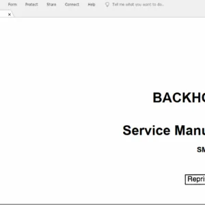 Case BACKHOE Service Repair Manual (SM30A) Case BACKHOE - PDF Download