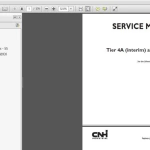 Case CNH Cursor 9 Tier 4A (interim) and Stage IIIB Engine Service Manual (48076828) - PDF Download
