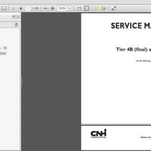 Case CNH Cursor 9 Tier 4B (final) and Stage IV Engine Service Manual(48076851) Case Cursor 9 - PDF Download