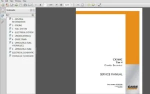 Case CX160C Tier 4 Crawler Excavator Service Repair Manual (47370128A) Case CX160C Tier 4 - PDF Download