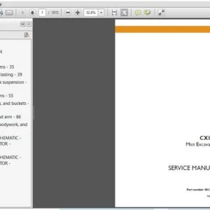 Case CX17C Mini Excavator Service Repair Manual (48127447) Case CX17C - PDF Download