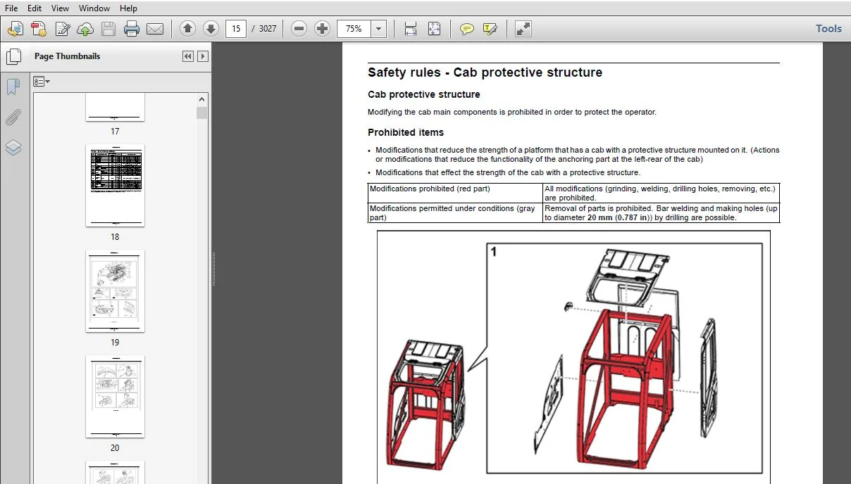 Case CX210C Crawler Excavator Service Manual (48063128) Case CX210C - PDF Download - Image 3