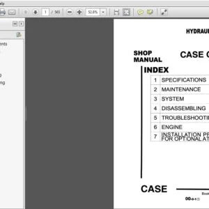 Case CX25 Hydraulic Excavator Repair Manual 6-49200 PDF Download