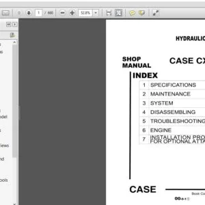 Case CX47 Hydraulic Excavator Service Manual 6-49220 - PDF DOWNLOAD