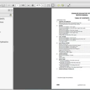 Case CX700B CRAWLER EXCAVATOR SERVICE REPAIR MANUAL (84124939D) Case CX700B - PDF Download