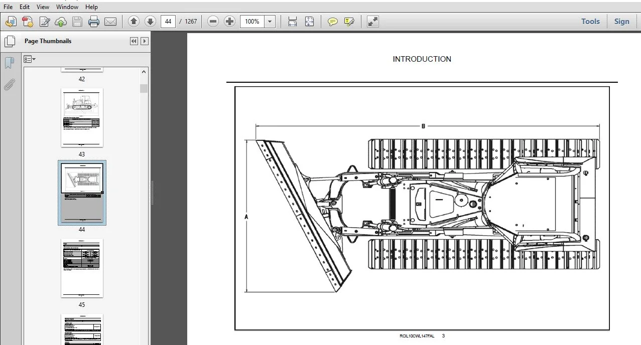 Case Crawler Dozer 1650L Service Manual 47998877B - PDF DOWNLOAD - Image 4