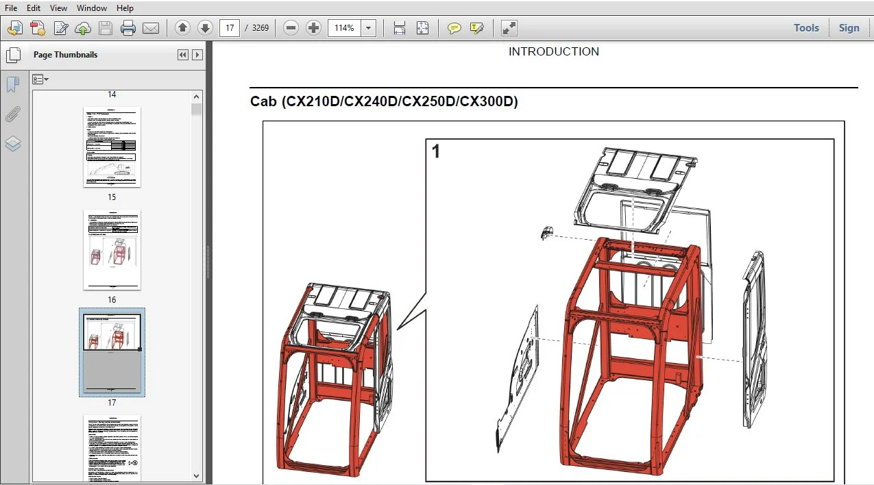 Case Crawler Excavator CX130D Service Manual 47996190 - PDF DOWNLOAD - Image 4