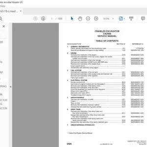 Case Crawler Excavator CX290B Service Manual - PDF DOWNLOAD