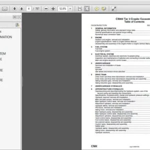 Case Crawler Excavator CX800 Tier 3 Service Manual 87571787 - PDF DOWNLOAD
