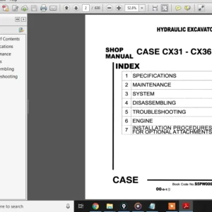 Case Cx31-36 Hydraulic Excavator Service Repair Manual (6-49210) Case Cx31-36 - PDF Download