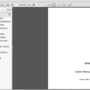 Case DV207 Vibratory Roller Service Repair Manual (84555711A) Case DV207 - PDF Download