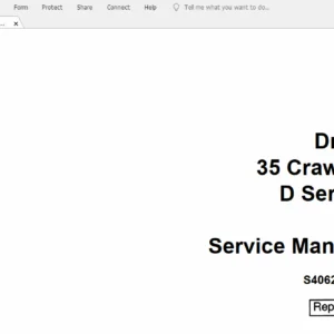 Case Drott 35 Crawler D Series Service Repair Manual (S406252M1) Case Drott 35 - PDF Download