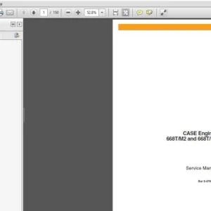 Case Engine CNH 668T-M2, 668T-E2 Service Manual 6-47950NA - PDF DOWNLOAD