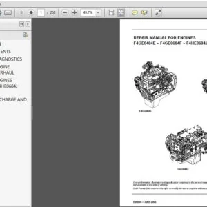 Case Engine CNH F4GE, F4HE Service Manual 9-88930 - PDF DOWNLOAD