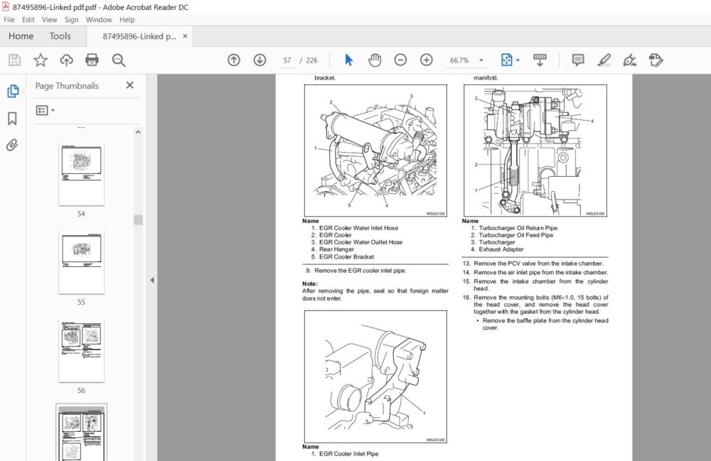 Case Engine Isuzu 4LE2 Tier 3 Repair Manual 87495896 - PDF DOWNLOAD ...