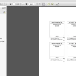 Case Excavator 9050  Service Manual 7-44700R0 - PDF DOWNLOAD