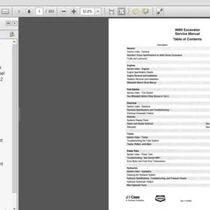 Case Excavator 9060 Service Manual 7-44710R0 - PDF DOWNLOAD