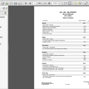 Case Grader 845 865 885 Service Repair Manual - PDF DOWNLOAD