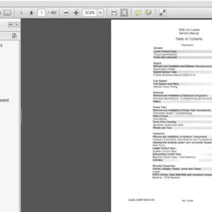 Case IH Tractor 1838 Uni Loader Service Manual 7-61200R0 - PDF DOWNLOAD