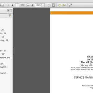Case SV212D SV216D Tier 4B (final) Vibratory Roller Service Repair Manual (51429076) Case SV212D - PDF Download