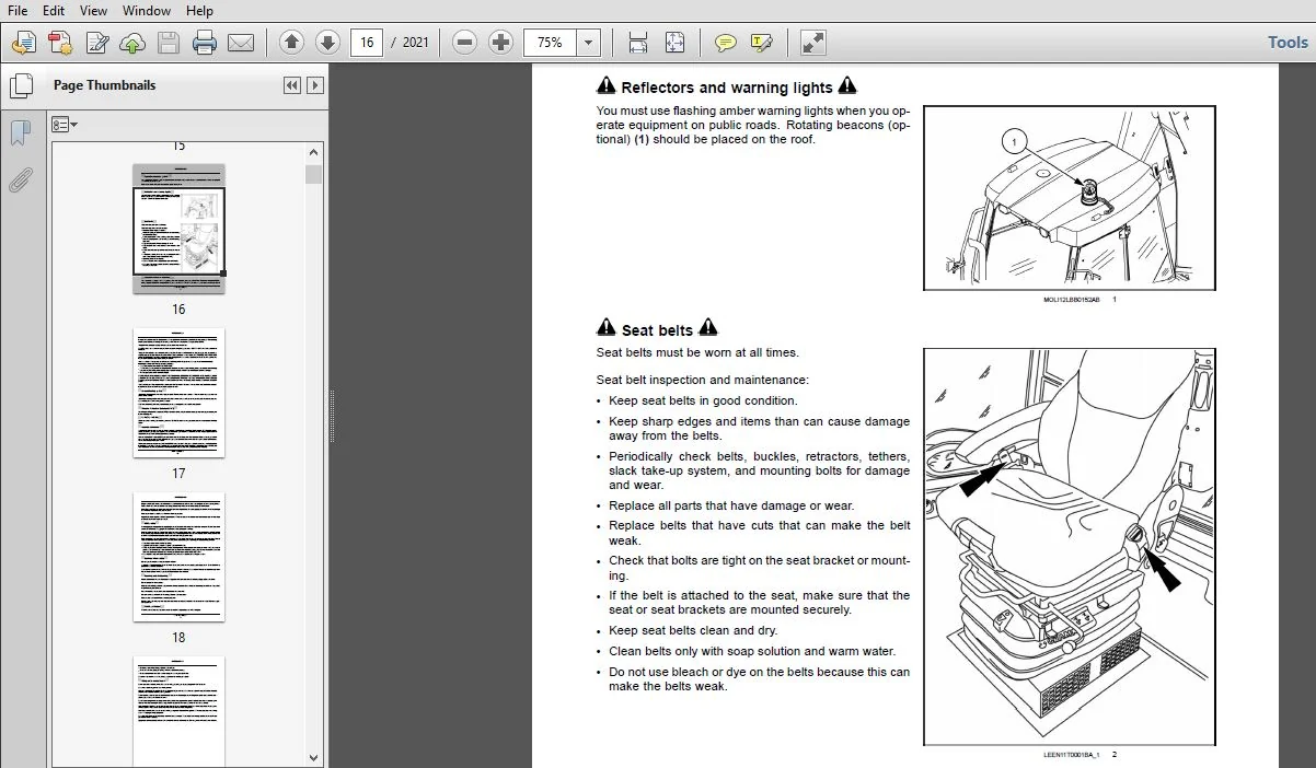 Case Tractor Backhoe Loader 580ST 590ST 695ST S3B Service Manual 47847146 - PDF DOWNLOAD - Image 3