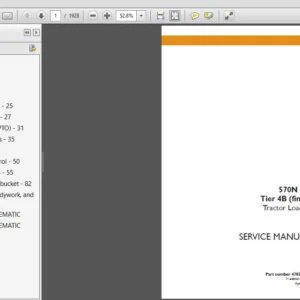 Case Tractor Loader Backhoe 570N EP Tier 4 Service Manual - PDF DOWNLOAD