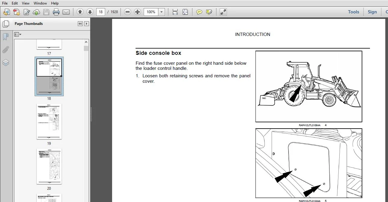Case Tractor Loader Backhoe 570N EP Tier 4 Service Manual - PDF DOWNLOAD - Image 4
