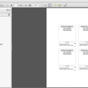Case Uni Loader 1500 Series Service Manual 9-71536R0 - PDF DOWNLOAD
