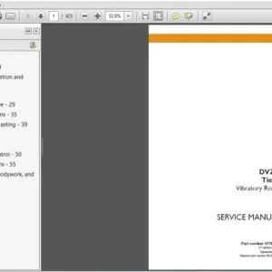 Case Vibratory Roller DV213 Tier 3 Service Manual 47703722 - PDF DOWNLOAD