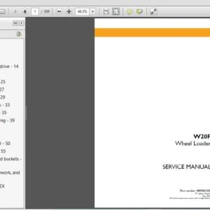 Case W20F Wheel Loader Service Repair Manual (48096018A) Case W20F - PDF Download