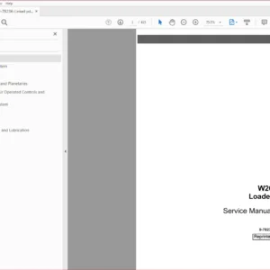 Case W26 Loader Service Manual (9-78236) Case W26 Loader - PDF Download