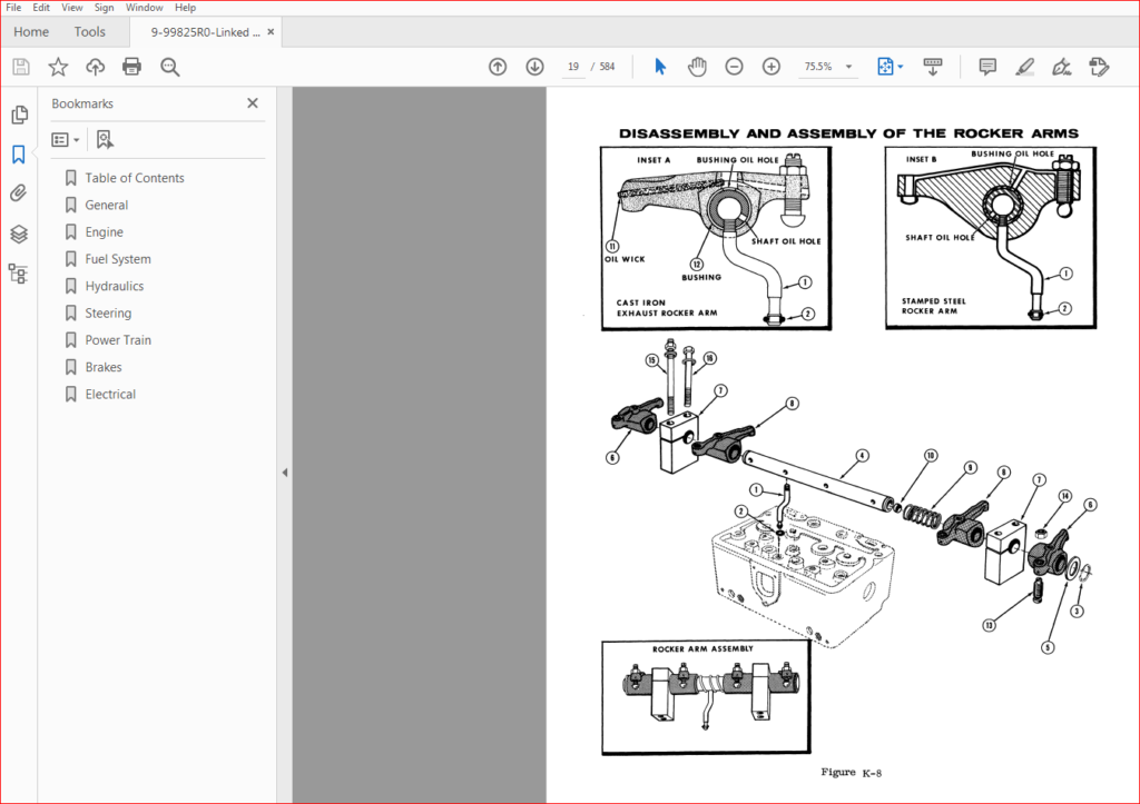 Case W8C,W9C,W10C Loaders Service Manual(9-99825R0) Case W8C,W9C,W10C ...