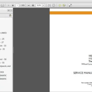 Case Wheel Loader 1021F 1121F Tier 2 Service Manual 47392461 - PDF DOWNLOAD